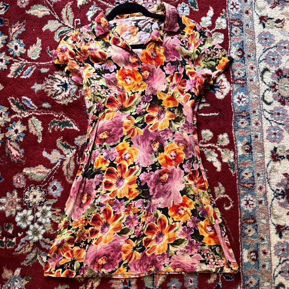 Cotton Candy Multicolor Floral Dress